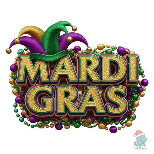 Mardi Gras Sublimation - DTF Transfer