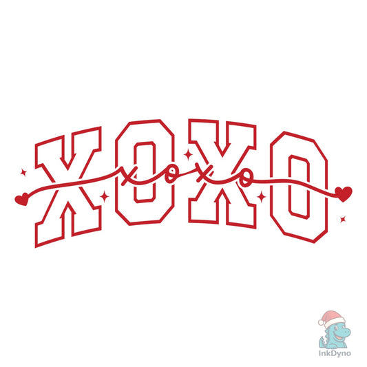 XOXO Varsity Valentine's Day - DTF Transfer