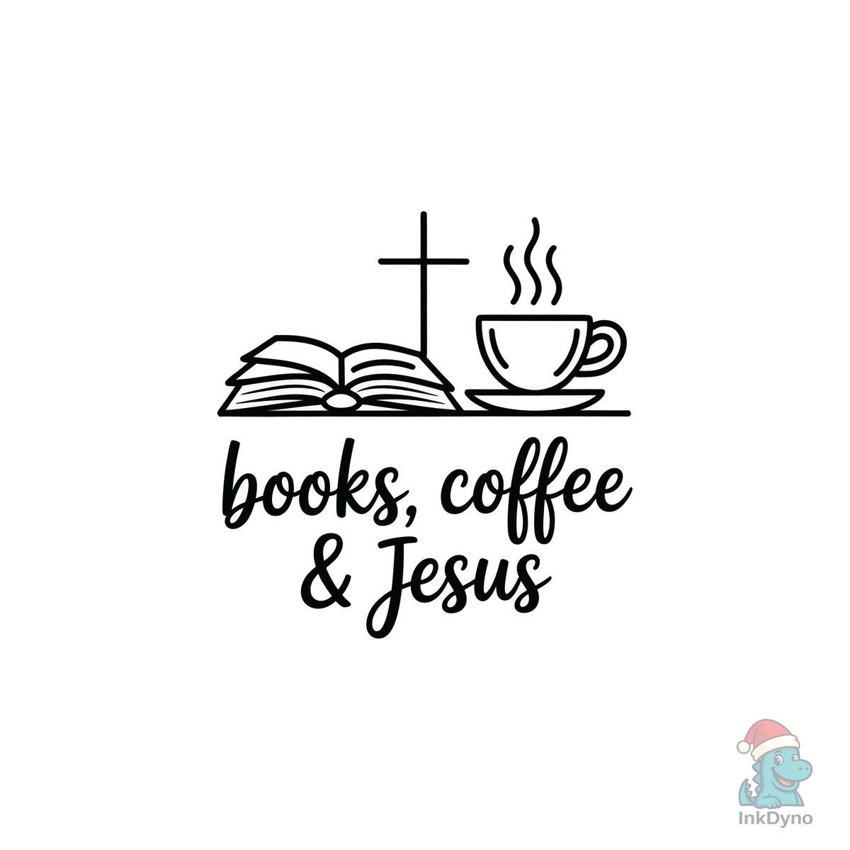 Book Coffee Jesus Christian Quote