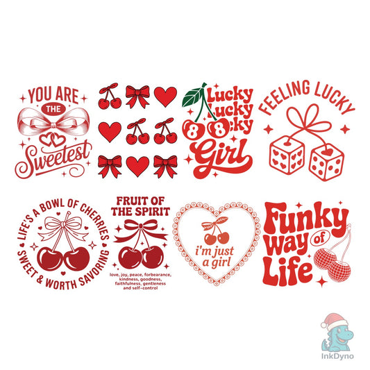 Cherry Valentine - DTF Transfer