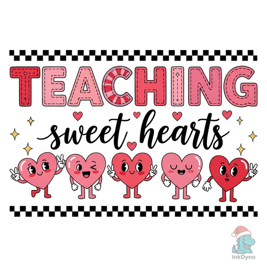 Cute Valentine Teacher - DTF Transfer