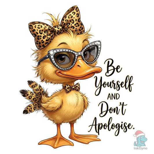 Cute Stylish Duck Funny Design - DTF Transfer
