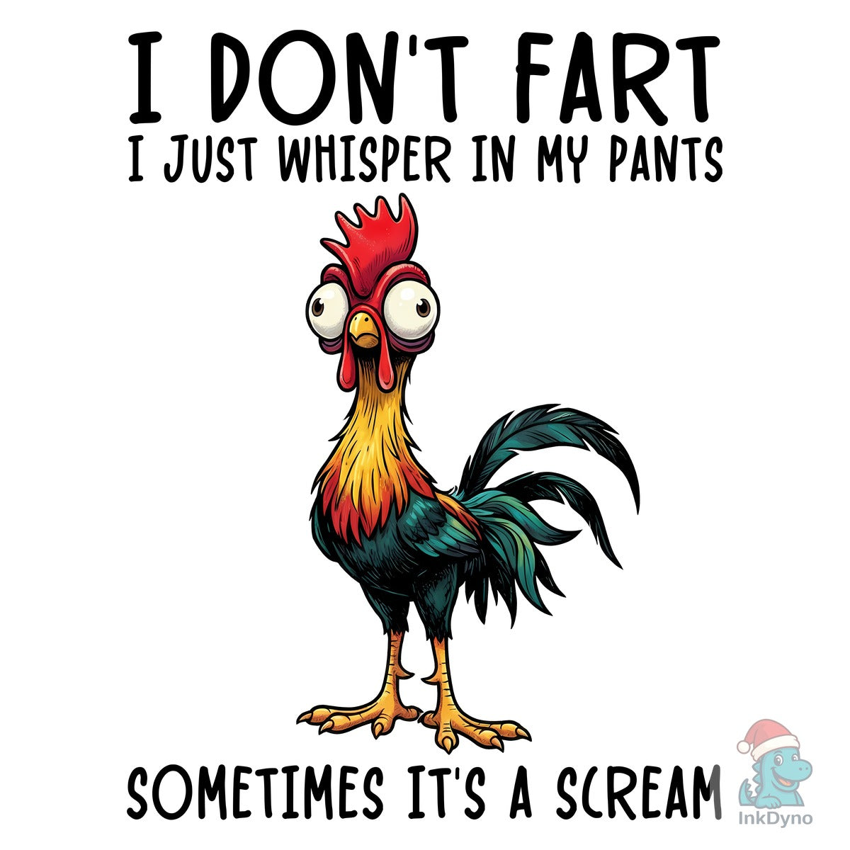 Funny Rooster Quote Design