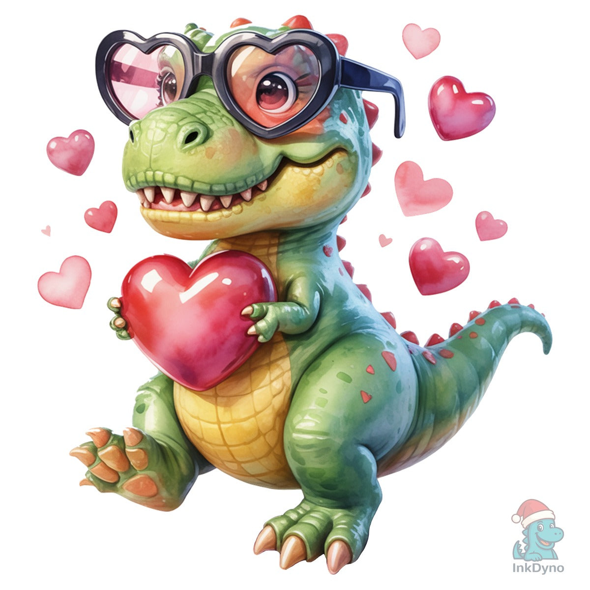Valentine's Day T-Rex Dino Love