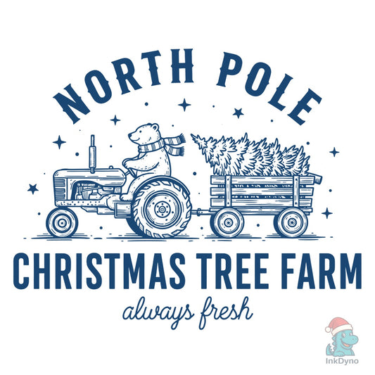 North Pole Christmas - DTF Transfer