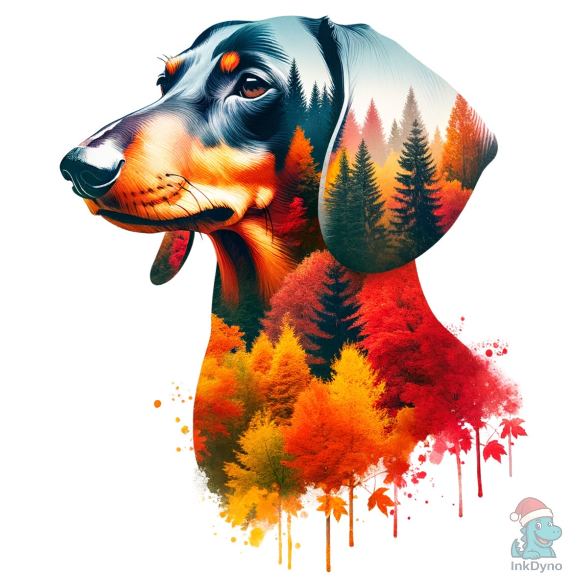 Autumn Fall Dachshund Sausage Dog