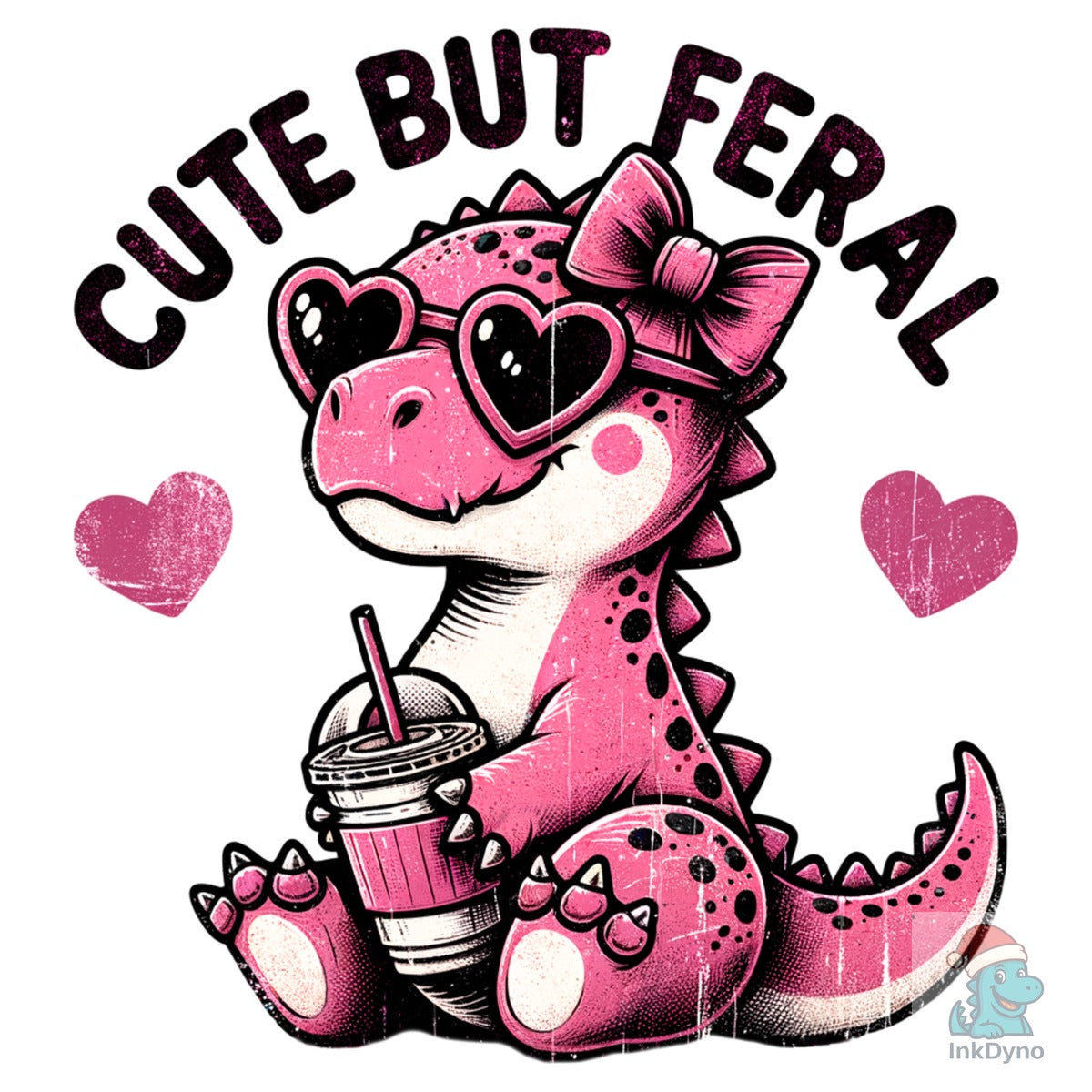 Cute but Feral Baby Girl Dinosaur