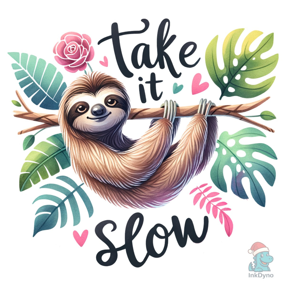 Funny Sloth Take It Slow