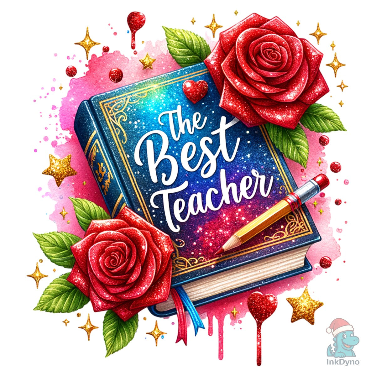 The Best Teacher Book Flowers
