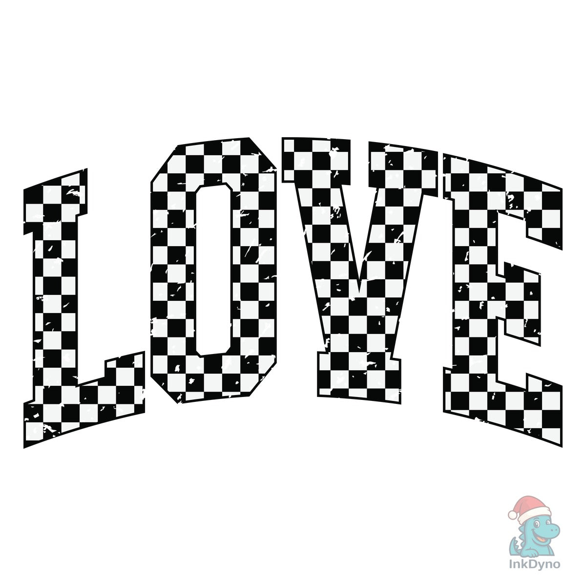 Retro Checkered Love Valentine Varsity