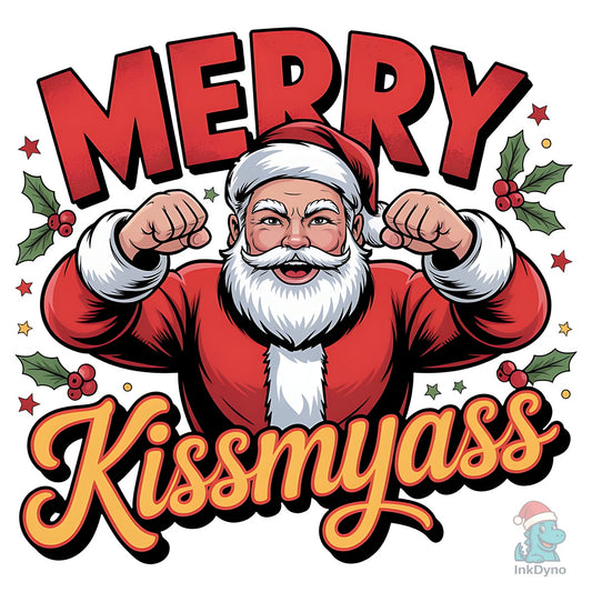Sarcastic Santa Retro Xmas - DTF Transfer