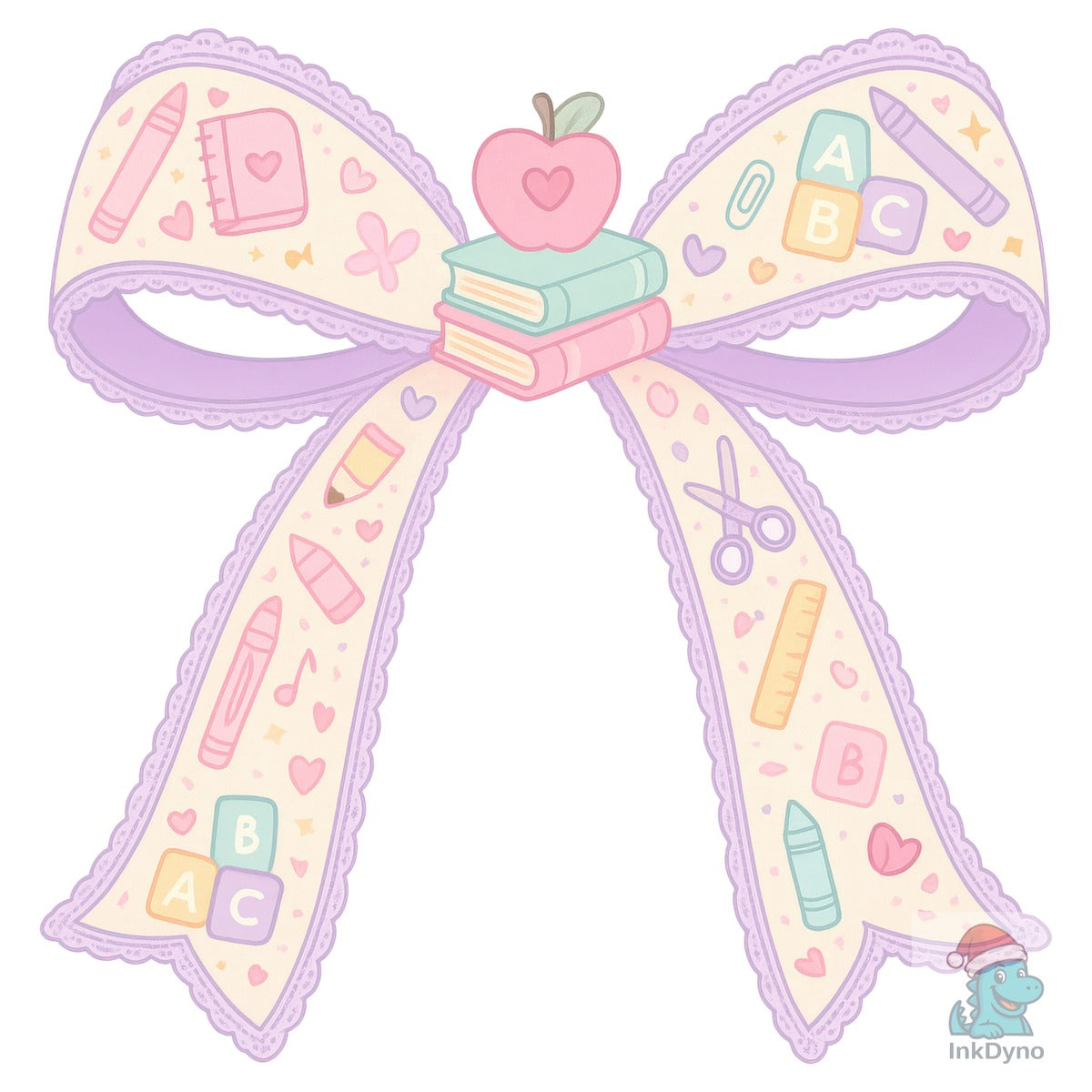 Preppy Coquette School Teacher Bow