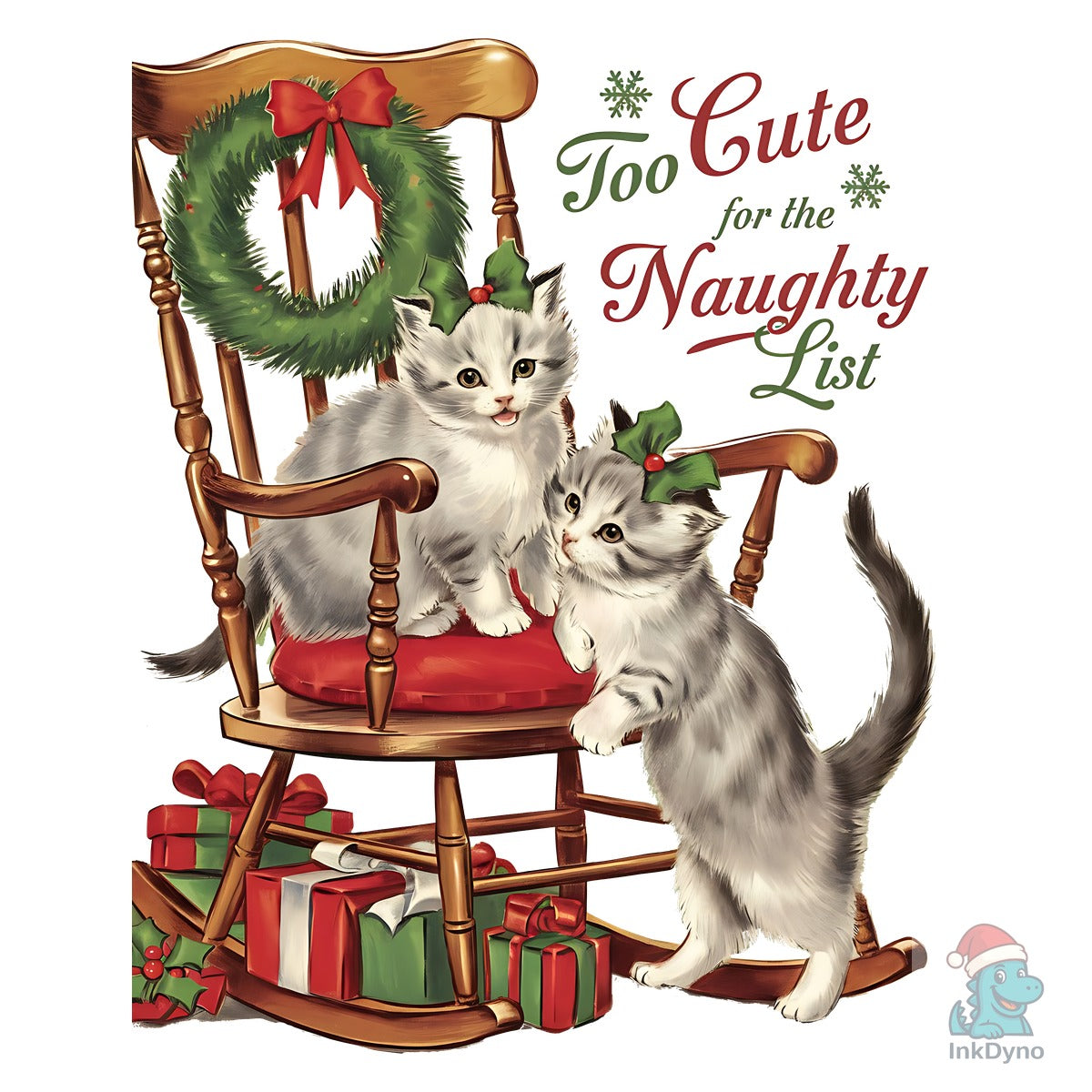 Vintage Christmas Cat