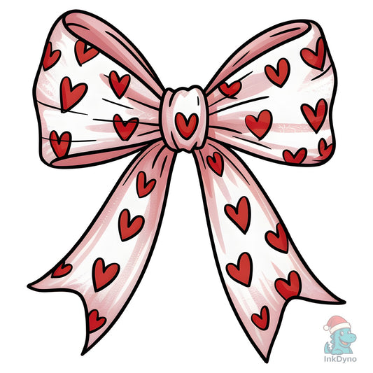 Love Coquette Bow Valentines Day Tee - DTF Transfer