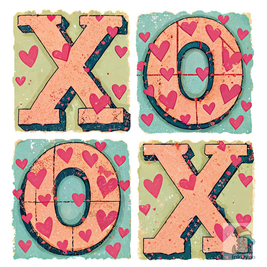 XOXO Valentine's Day Heart XoXo - DTF Transfer