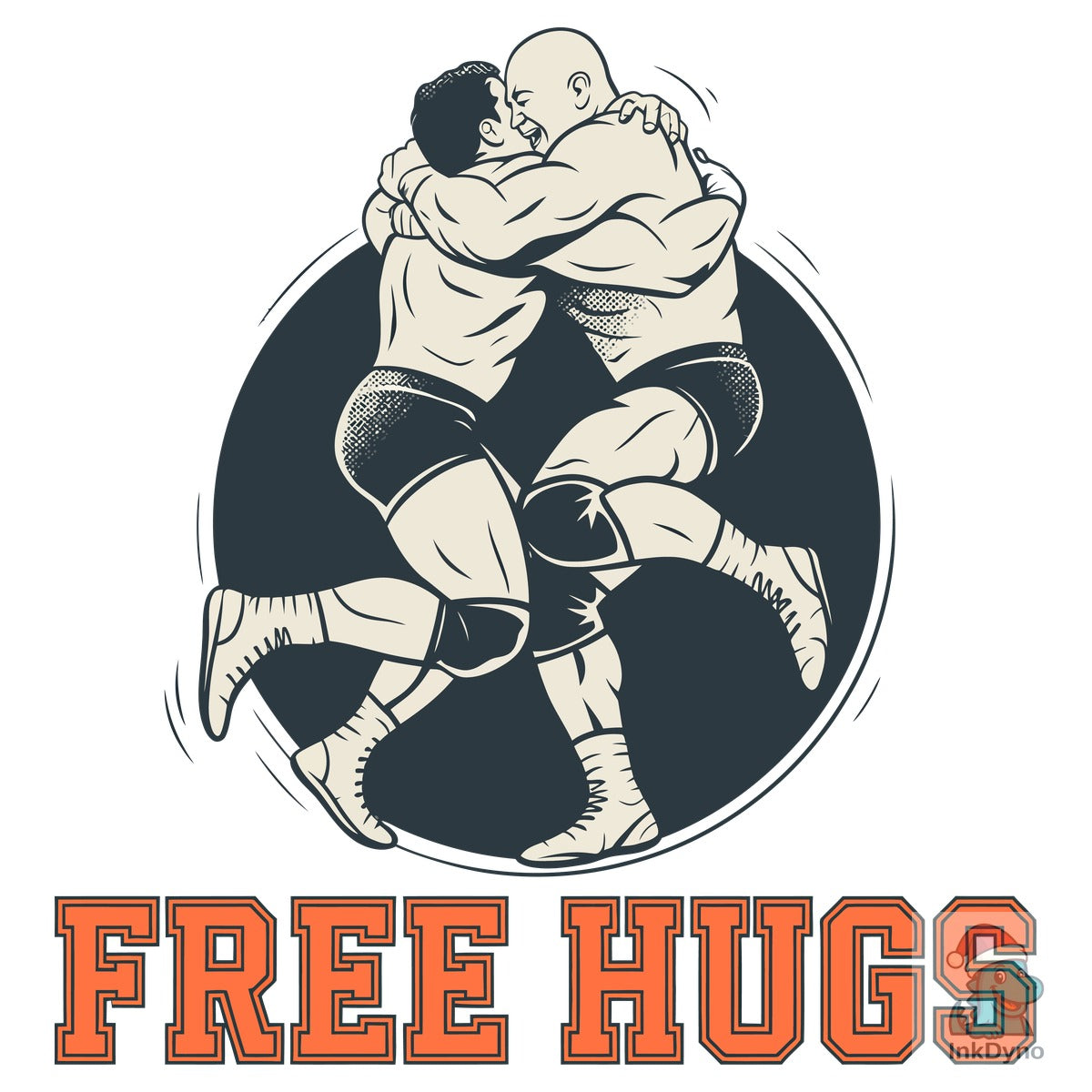 Free Hugs Wrestling T-Shirt