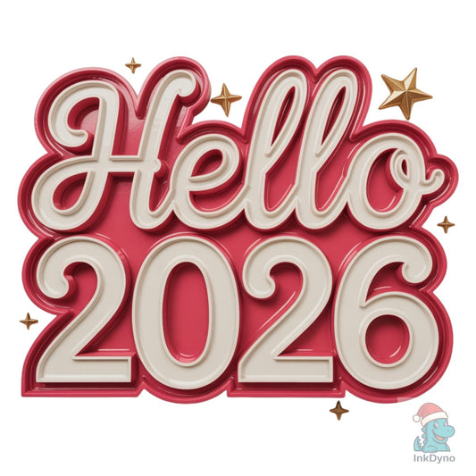 Hello 2026 New Years Eve NYE - DTF Transfer
