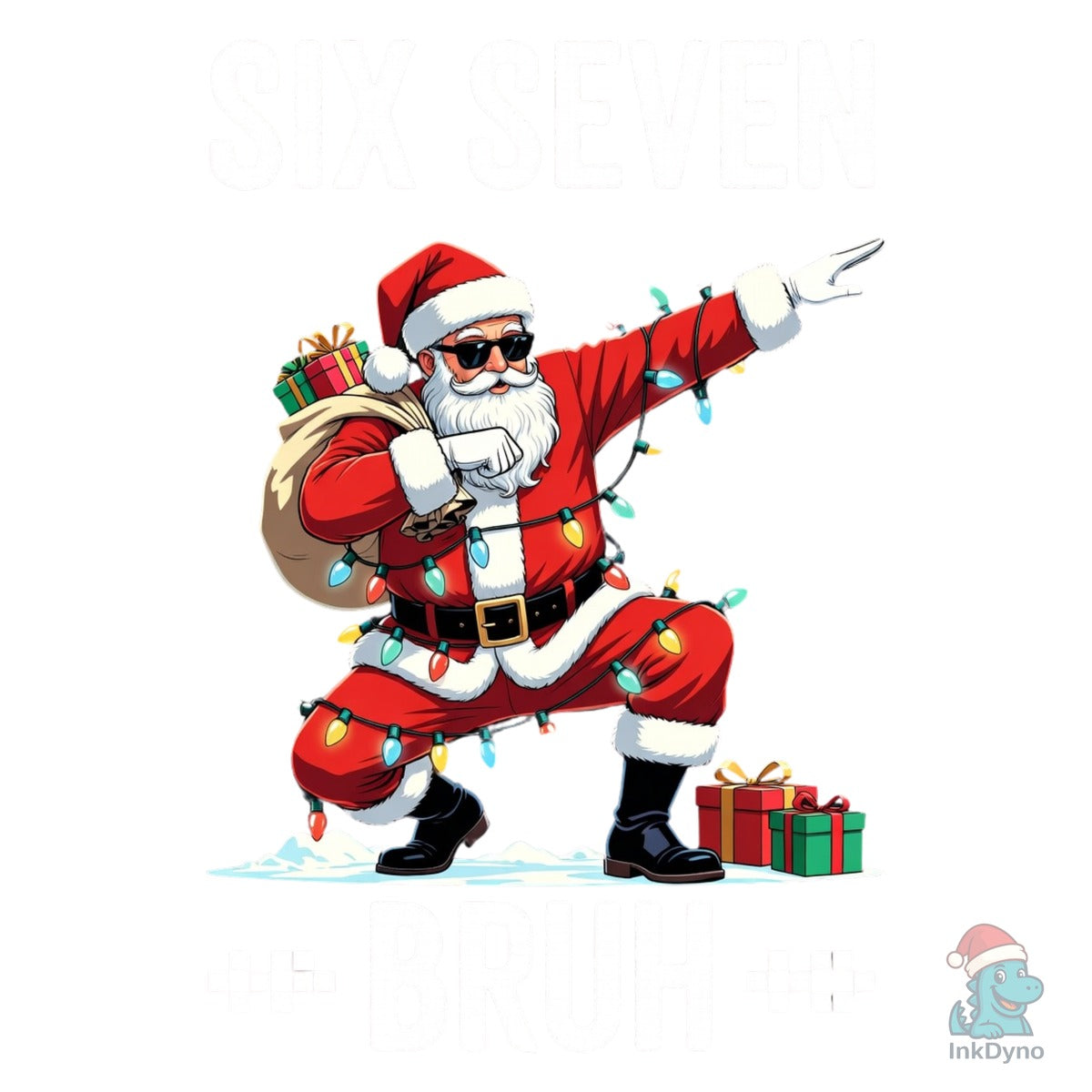 Six Seven Bruh Santa Funny Dancing