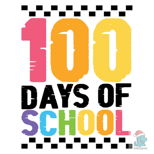 100 Days of School Teacher - DTF Transfer