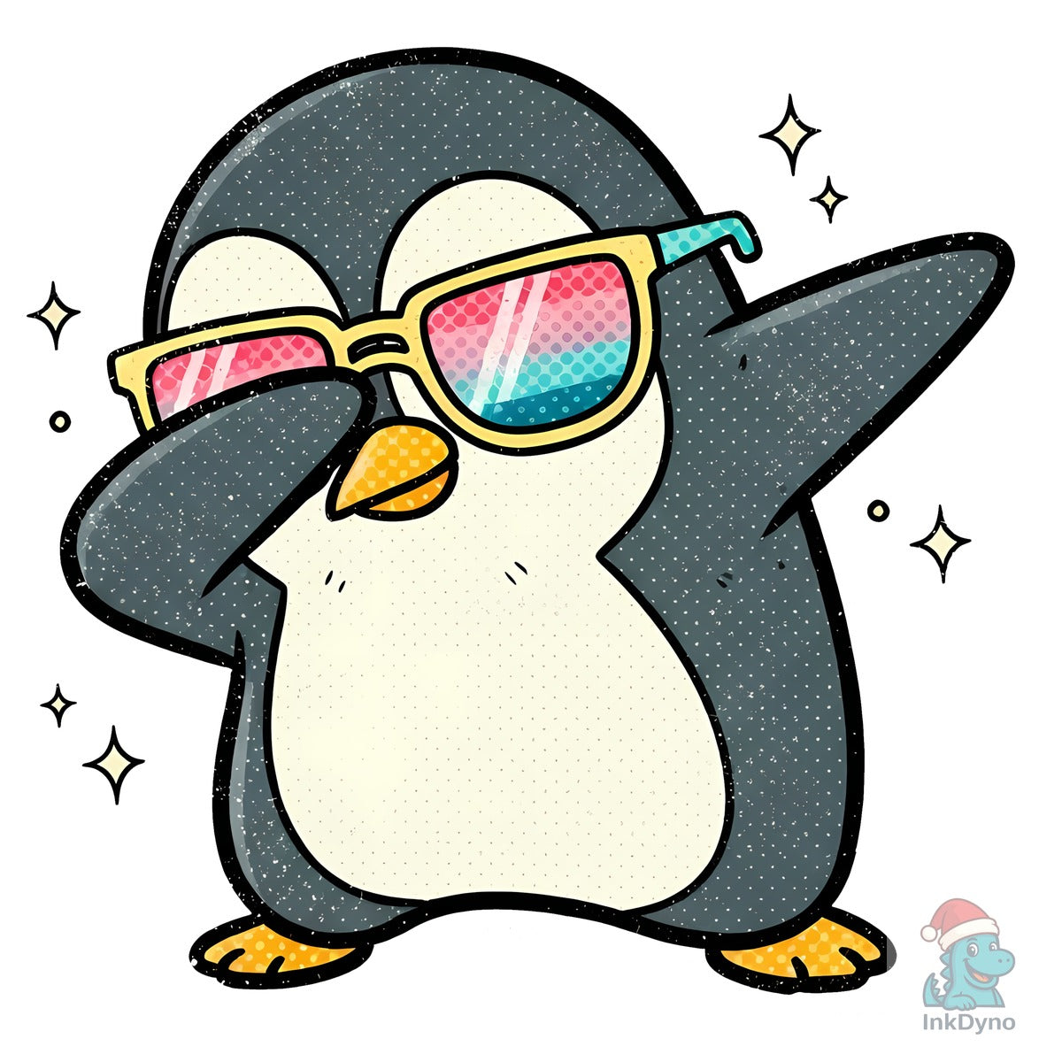Cute Dabbing Penguin