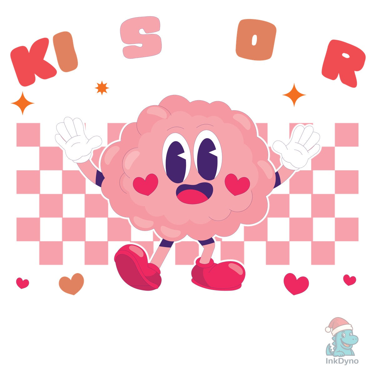 Kiss Your Brain Funny Teacher Valentine