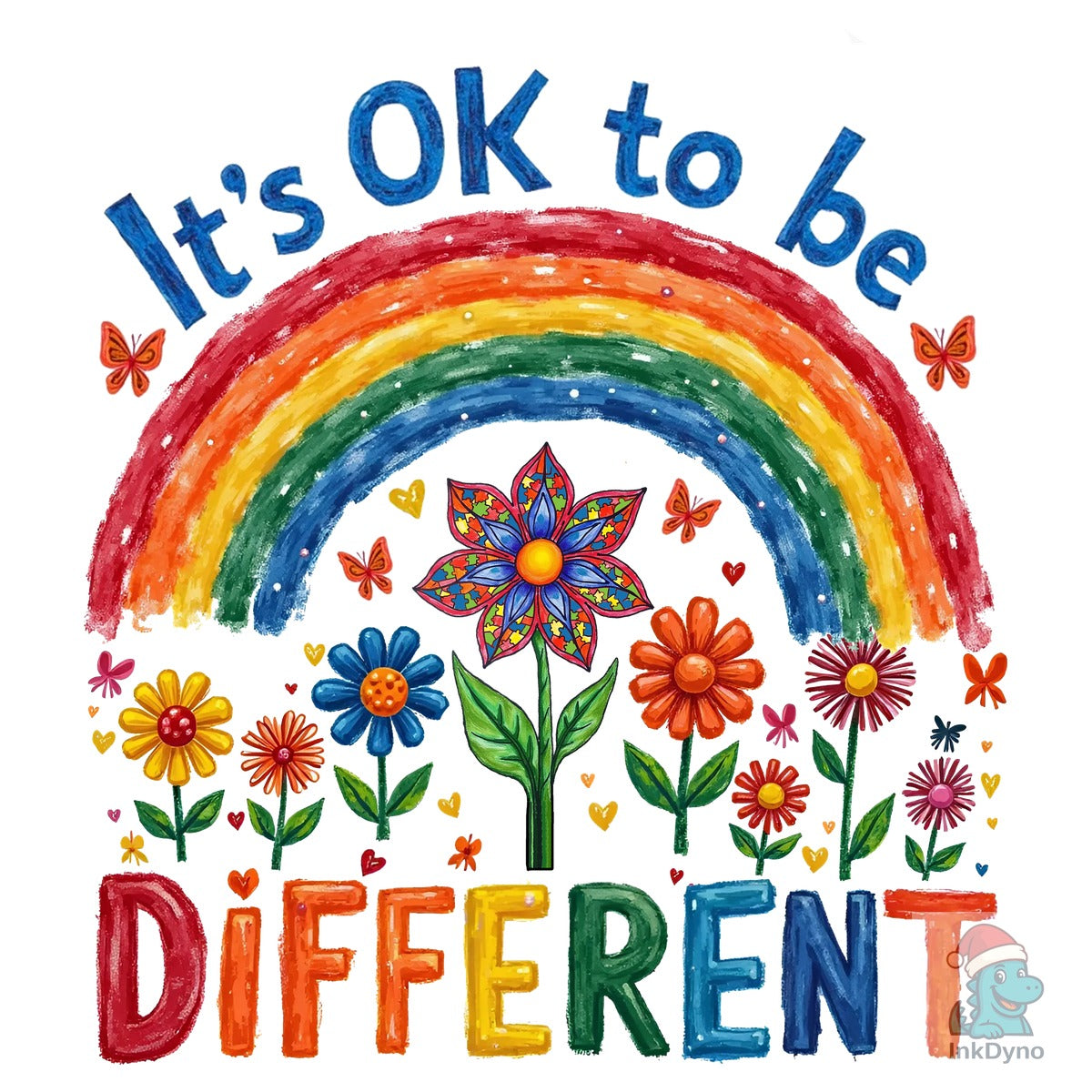 It's OK to Be Different Rainbow