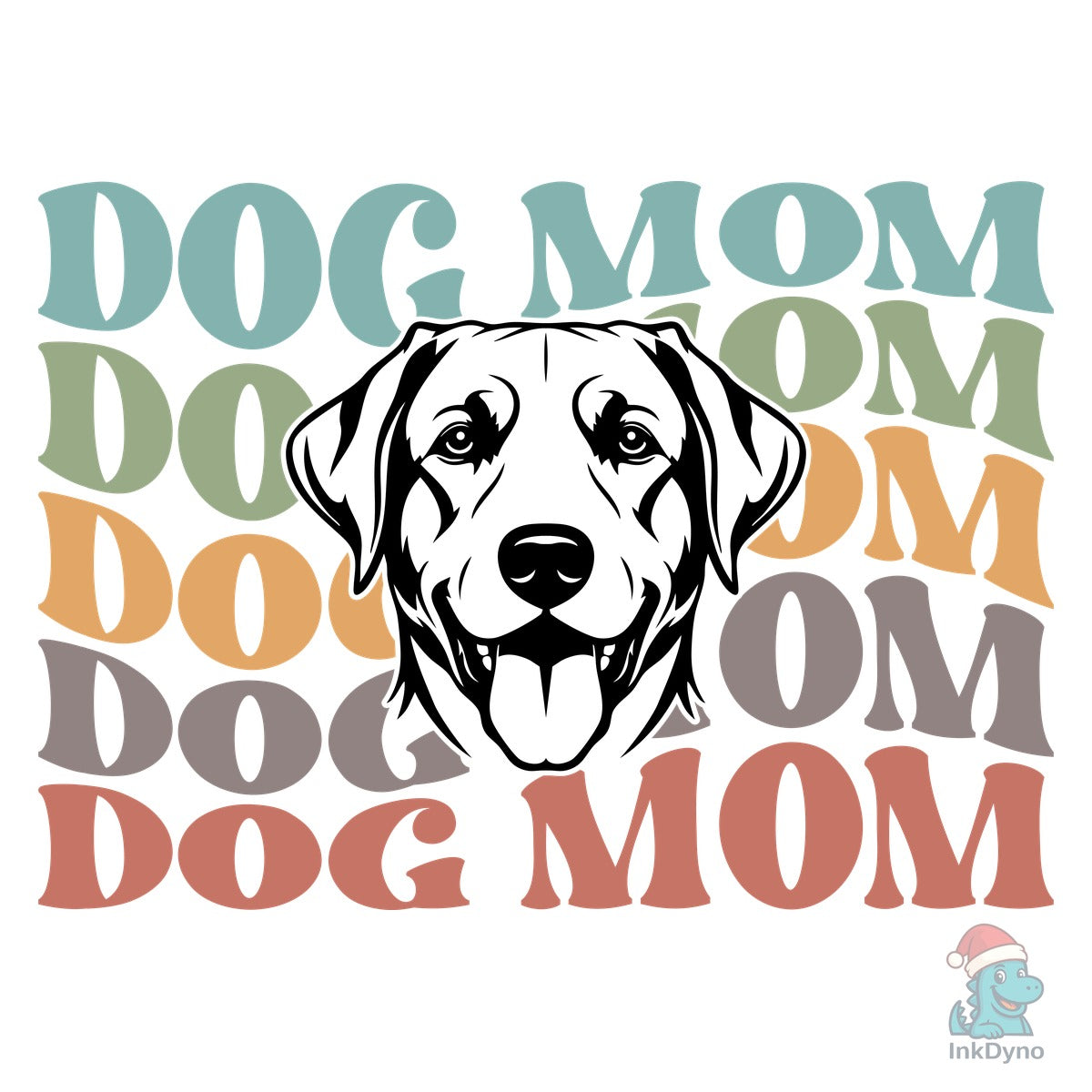 Retro Labrador Dog Mom Dog Lover