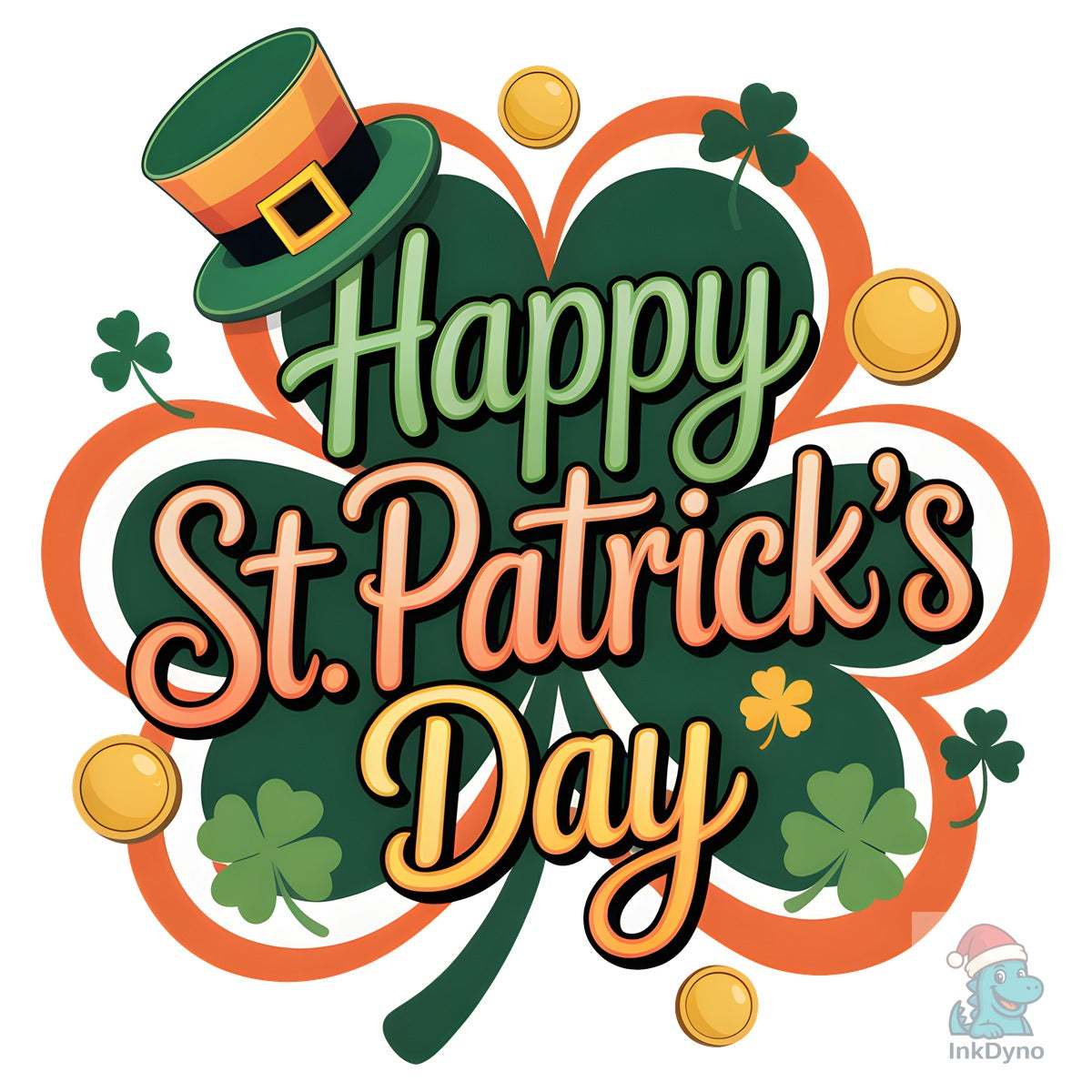 Happy St. Patrick's Day Leaf