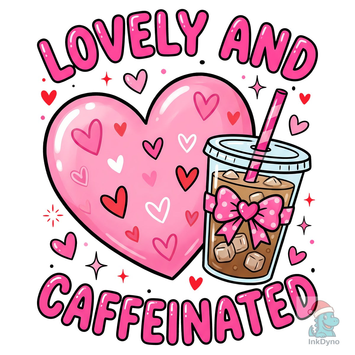 Cute Valentine Iced Coffee