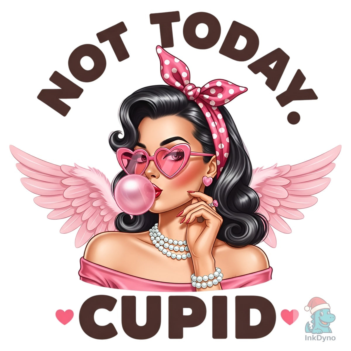 Not Today Cupid Funny Valentines