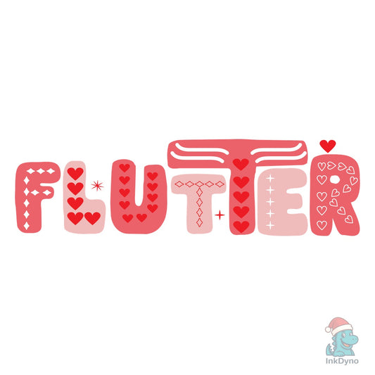 Make My Heart Flutter Valentine - DTF Transfer
