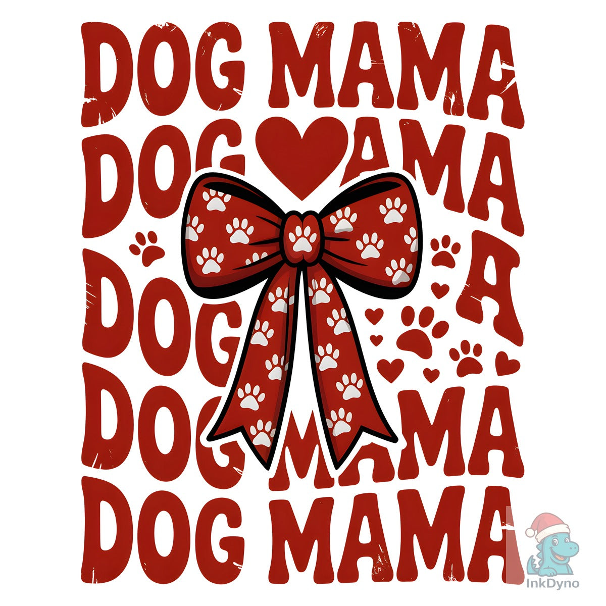 Retro Valentine's Day Dog Mama