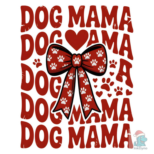 Retro Valentine's Day Dog Mama - DTF Transfer