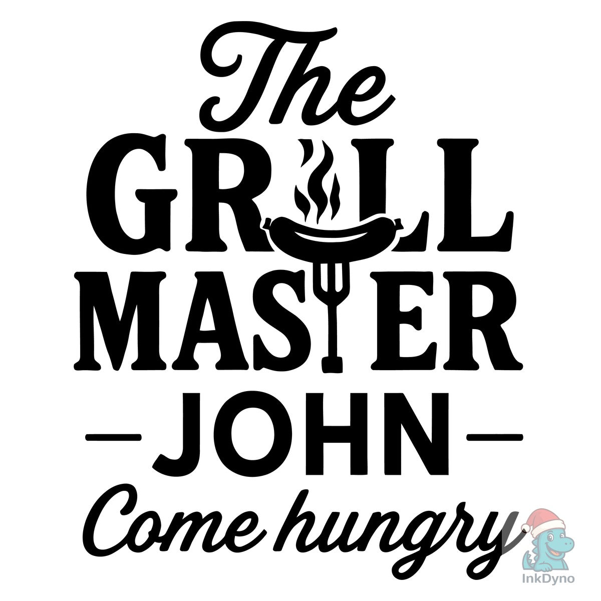 Classic Personalized Grill Master Badge