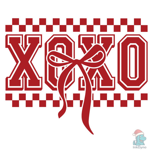 Retro XOXO Checker - DTF Transfer