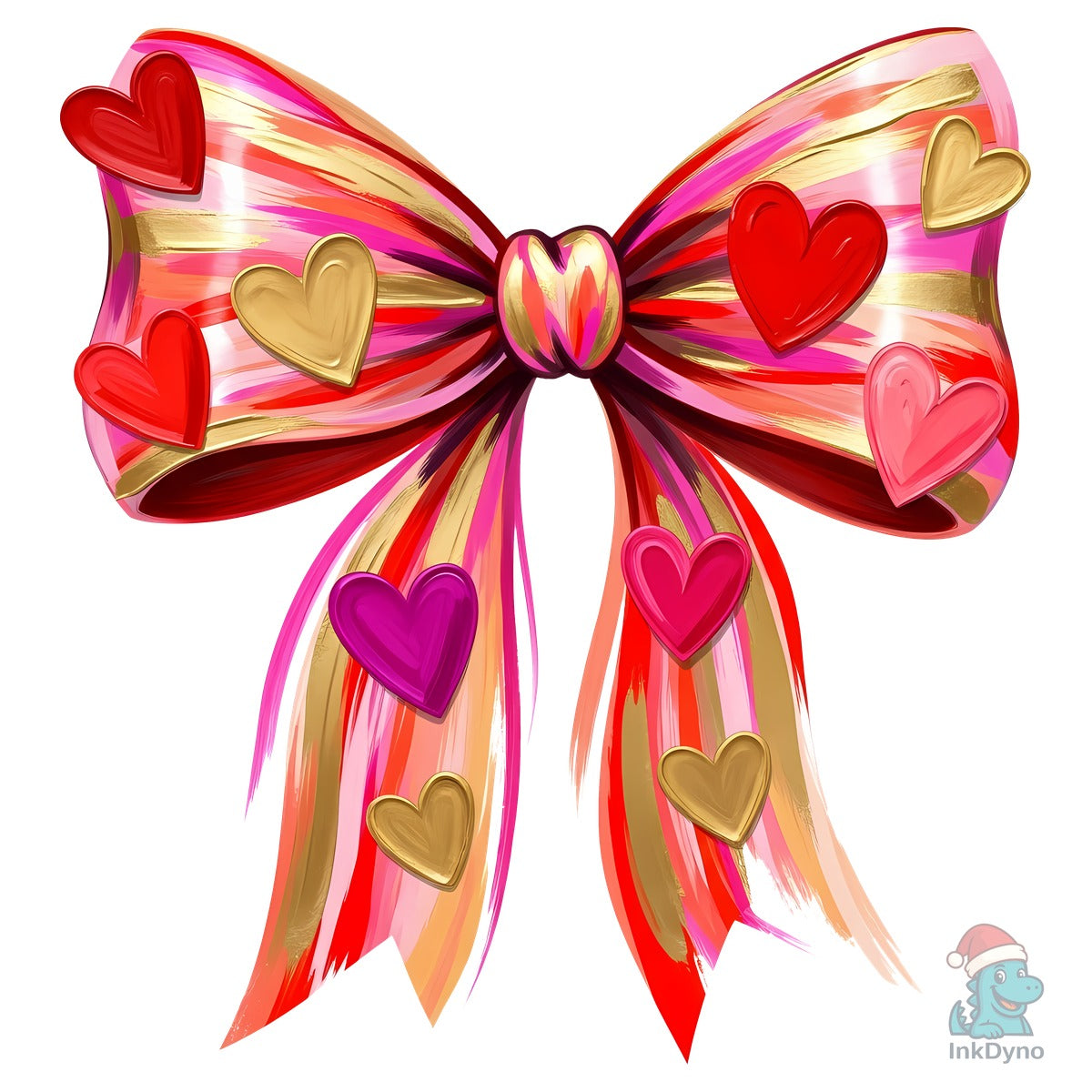 Valentine Heart Coquette Bow