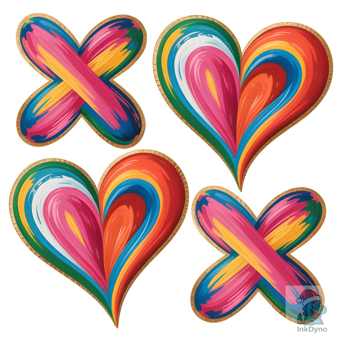 Valentine Abstract Heart Valentines
