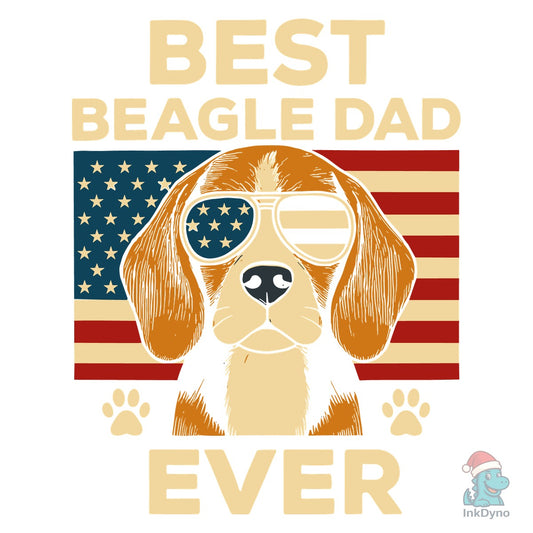 Best Beagle Dad Ever - DTF Transfer