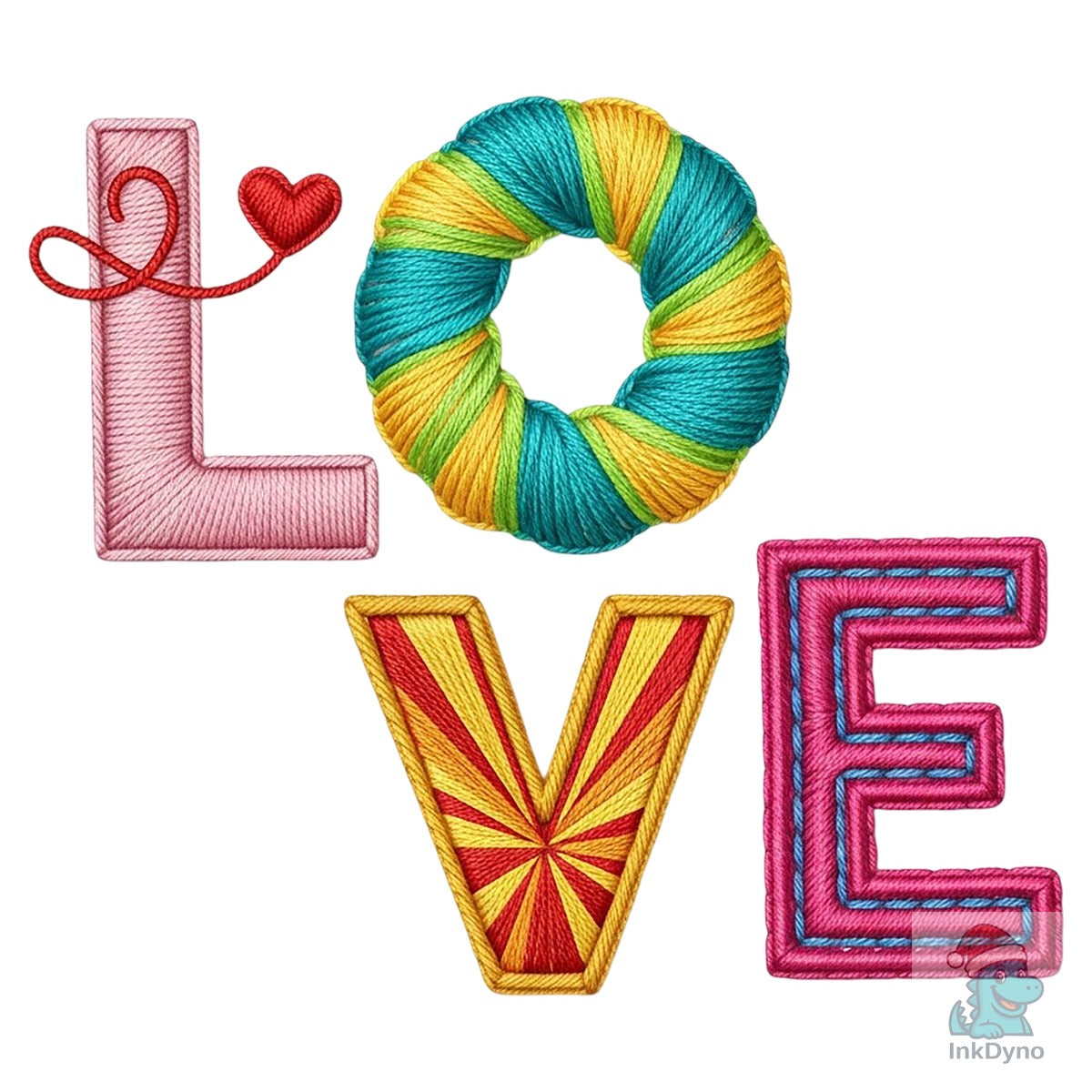 Love Embroidery Valentine's Day
