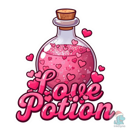 Love Potion Bottle T Shirt - DTF Transfer