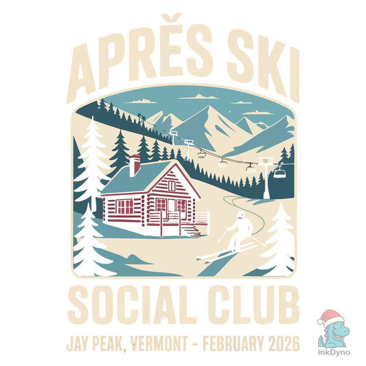 Après Ski Social Club Illustration - DTF Transfer
