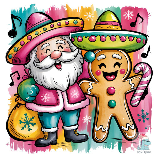 Feliz Navidad Mexican Gingerbread - DTF Transfer