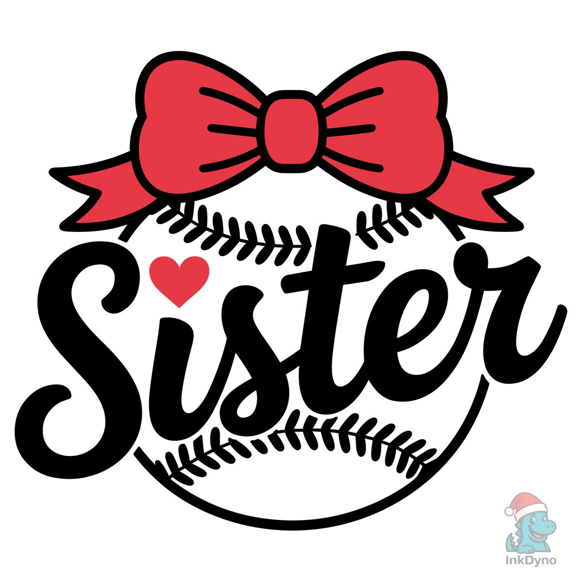 Sister Baseball Bow AI