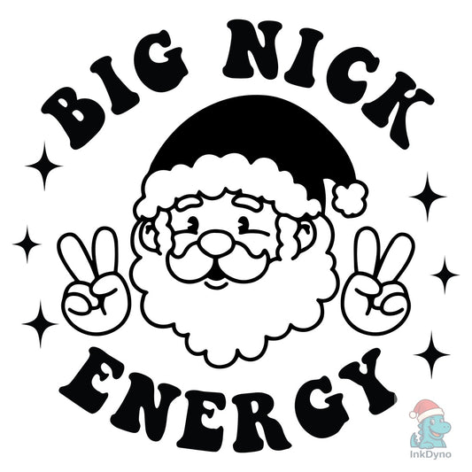 Big Nick Energy Santa - DTF Transfer