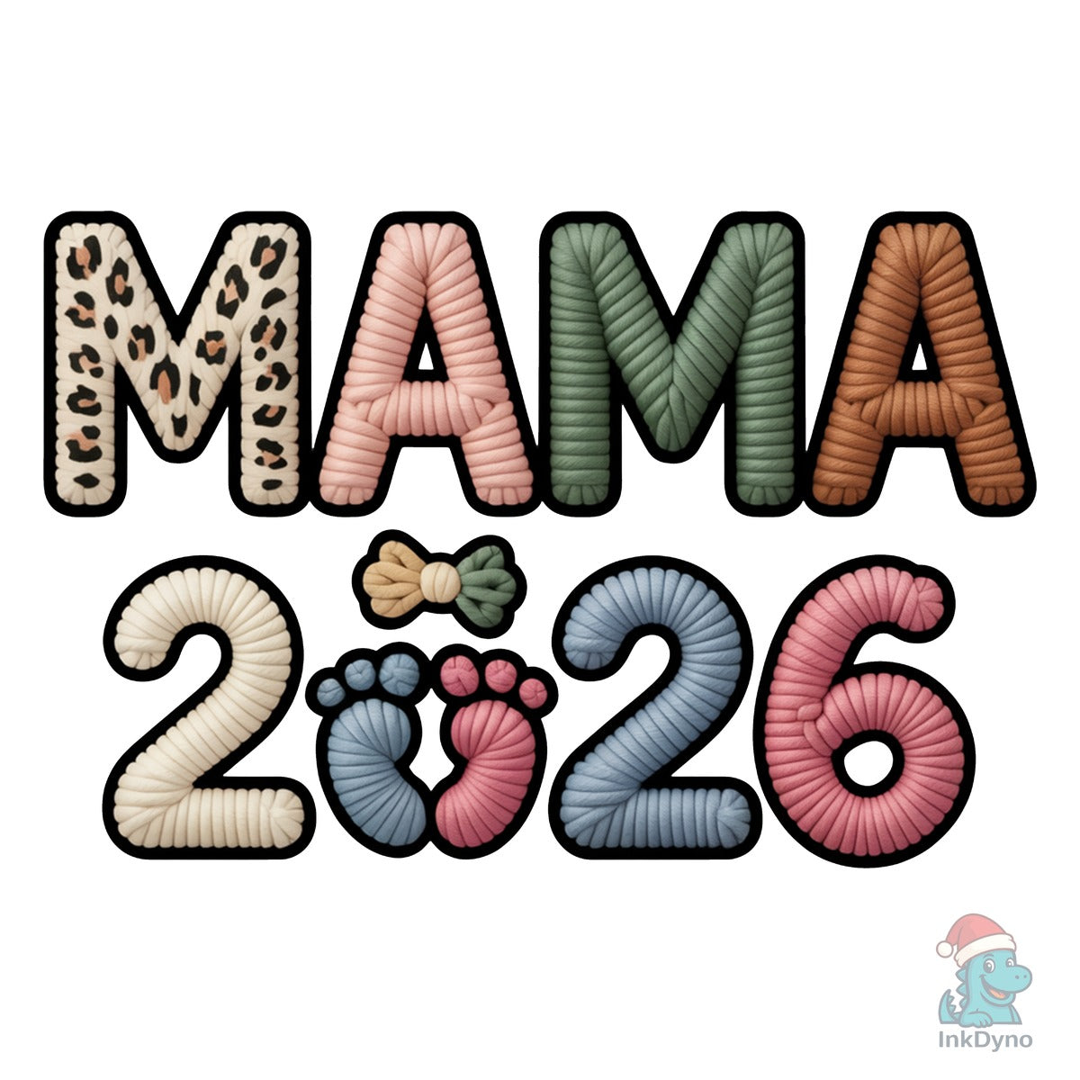 Mama 2026 Faux Baby Feet Pregnancy