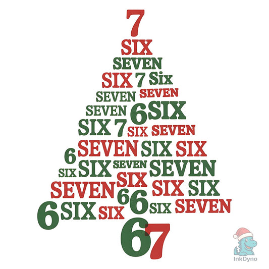 Six Seven Christmas Tree Six Seven - DTF Transfer