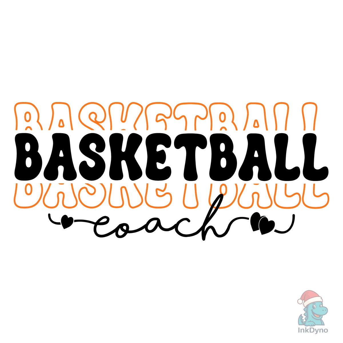 Basketball Coach Sublimation Stacked