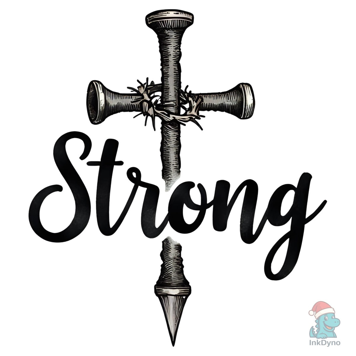 Jesus Be Strong Cross Christian