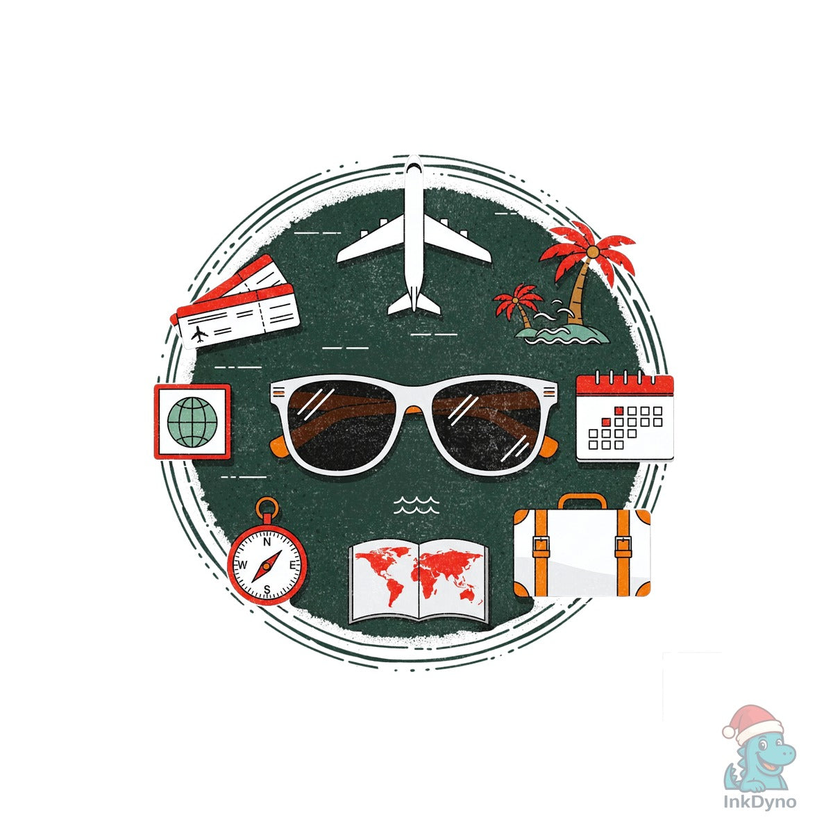 Travel Quote Sublimation Design