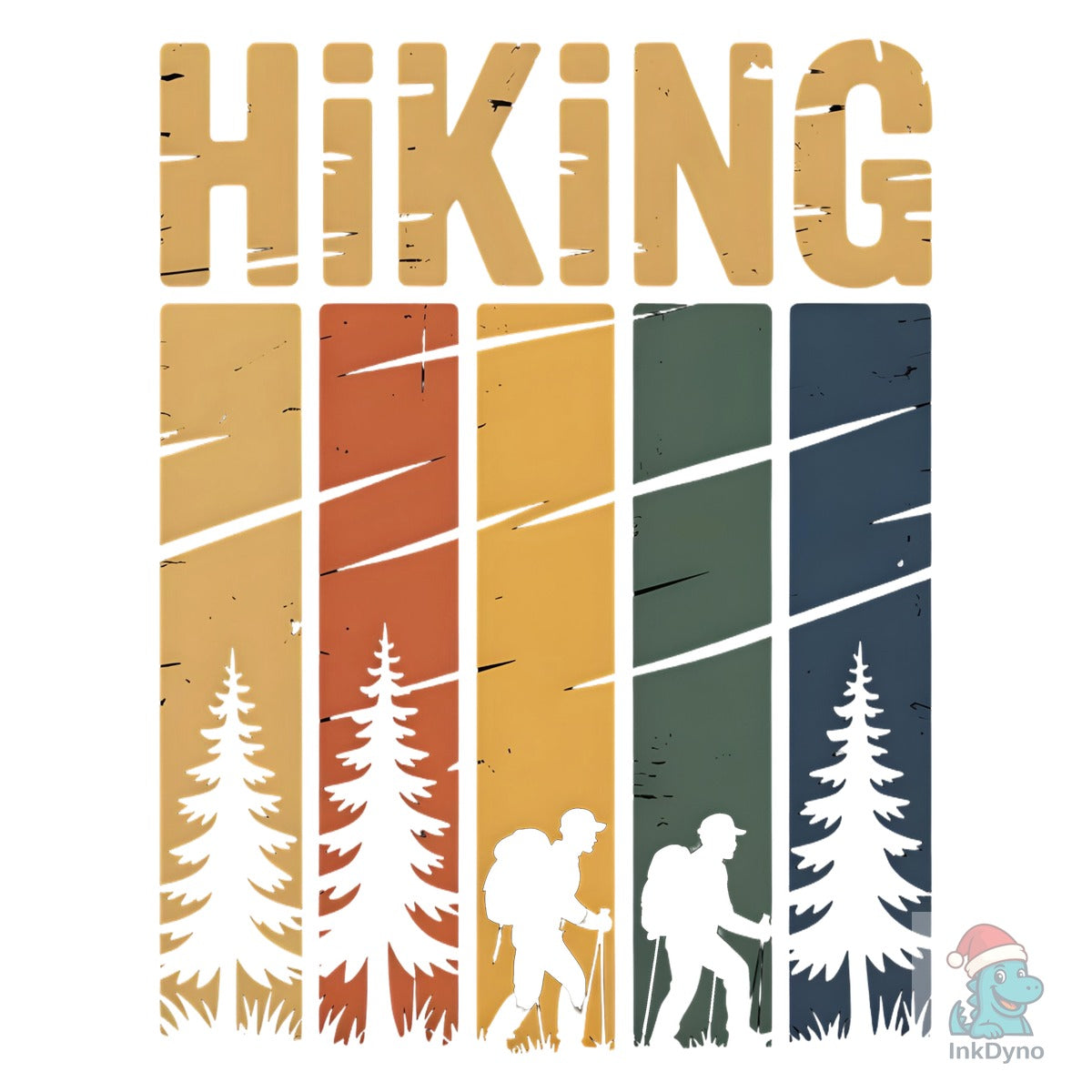 Retro Hiking Mountain Adventure